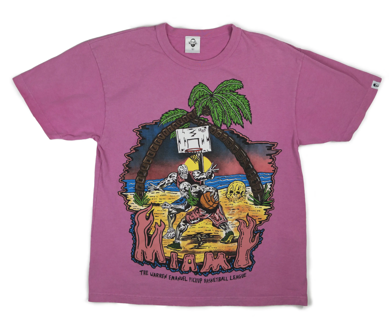 Warren Lotas Eric Emanuel Miami Pickup T-Shirt Pink