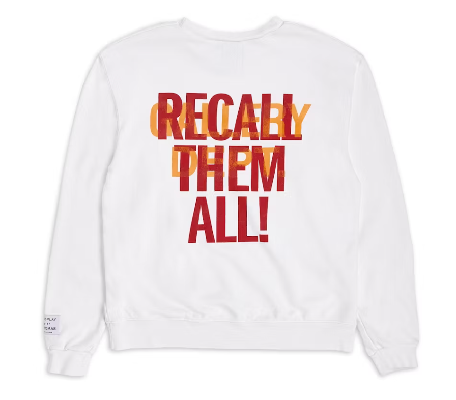 Gallery Dept. G Ball Crewneck Sweatshirt White