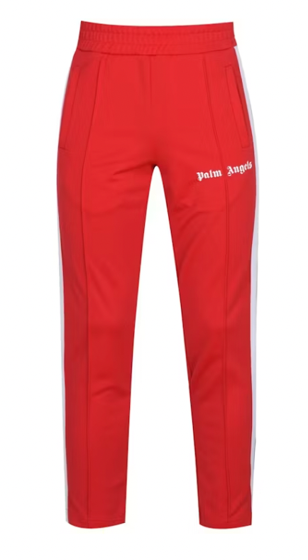 Palm Angels Track Pants Red White