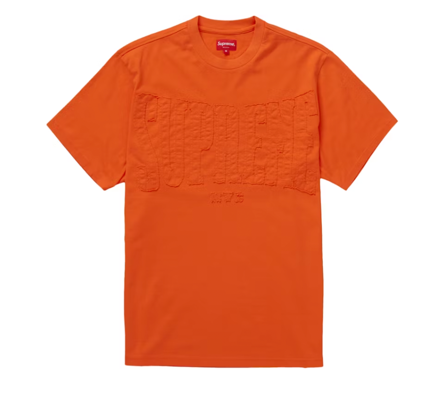 Supreme Cutout Logo S/S Top Orange