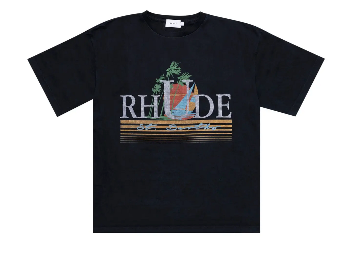 Rhude Sunset Tee Vintage Black