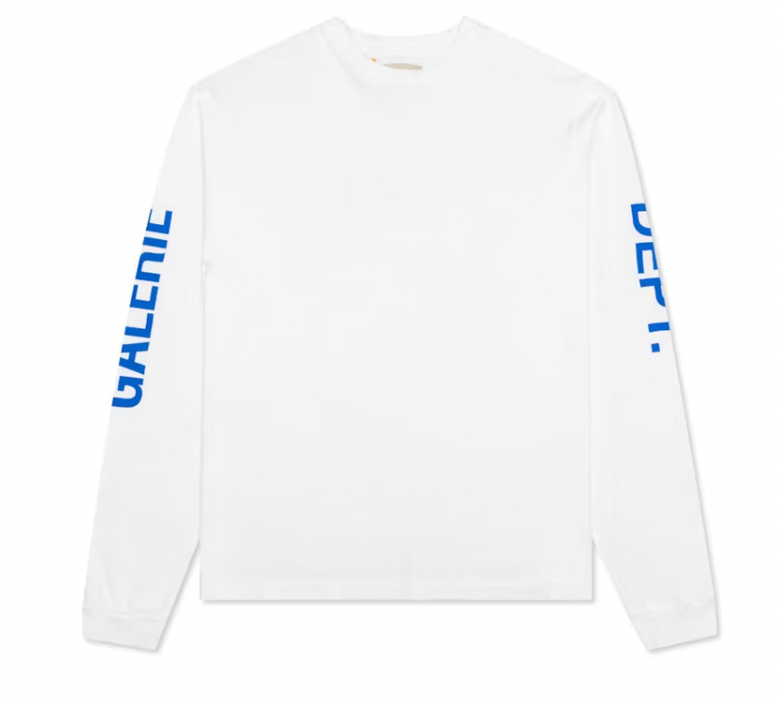 Gallery Dept. French Collector L/S Tee White Blue