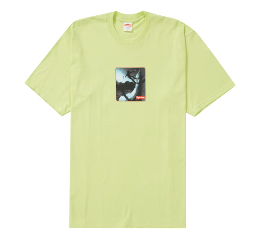 Supreme Shadow Tee Neon Green