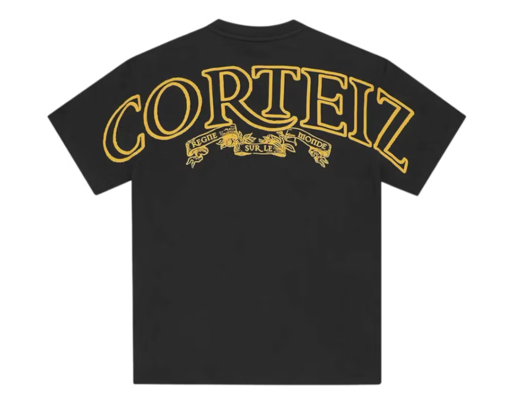 Corteiz Royale Heavyweight Tee Black/Yellow