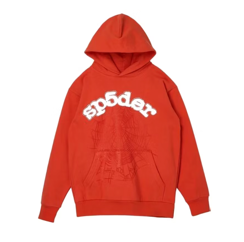 Sp5der Websuit Hoodie Orange