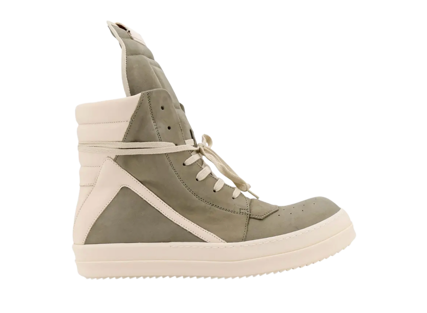Rick Owens Hollywood Geobasket High Celadon Milk