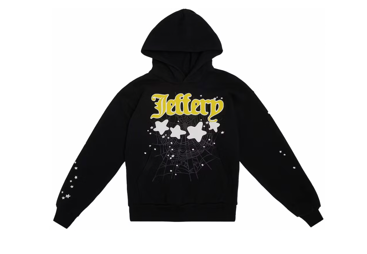Sp5der Jeffery Hoodie Black