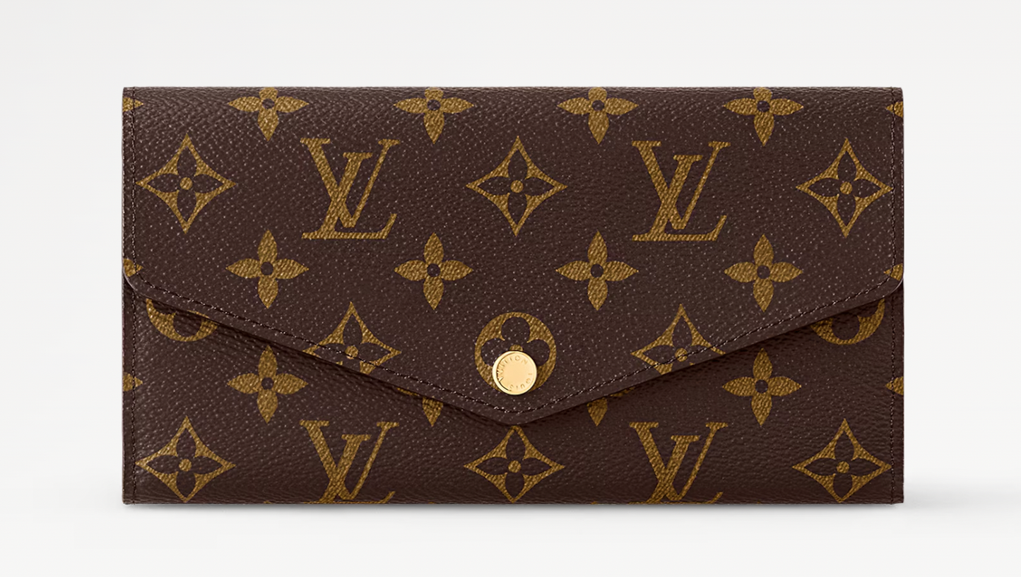 Louis Vuitton Sarah Wallet Brown