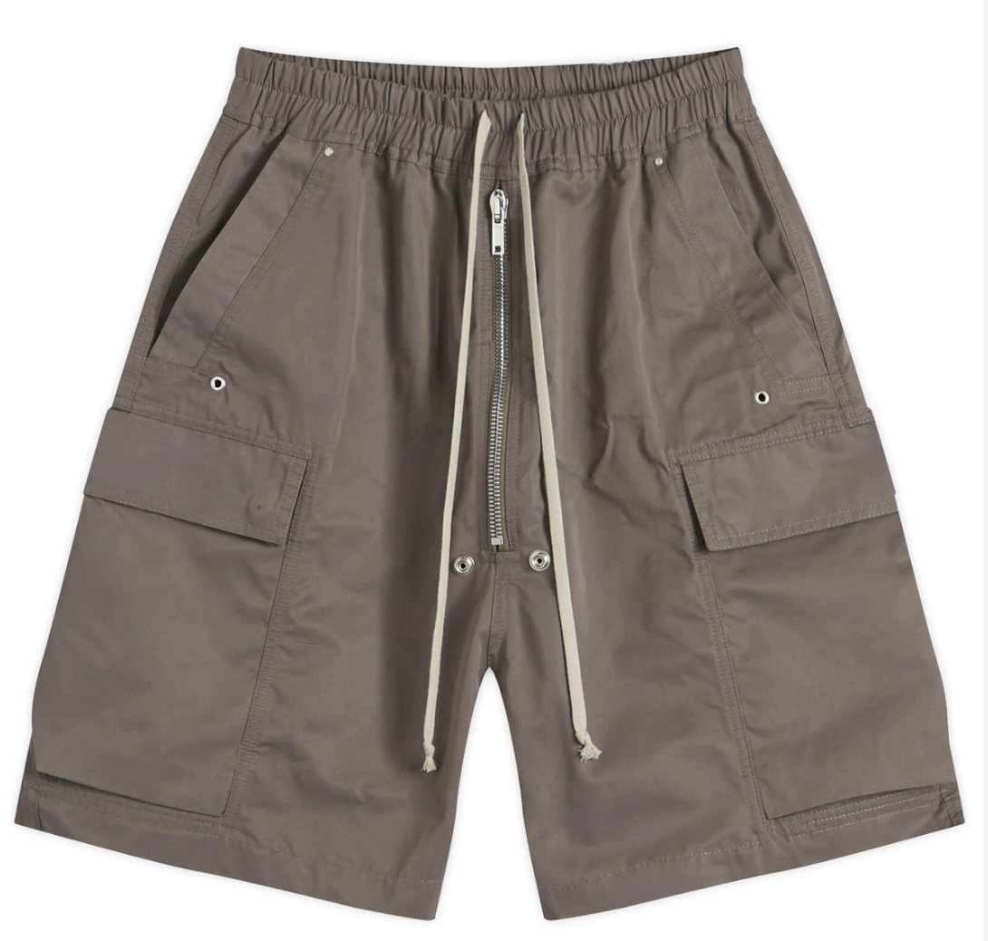 Rick Owen Cargobella Shorts Dust