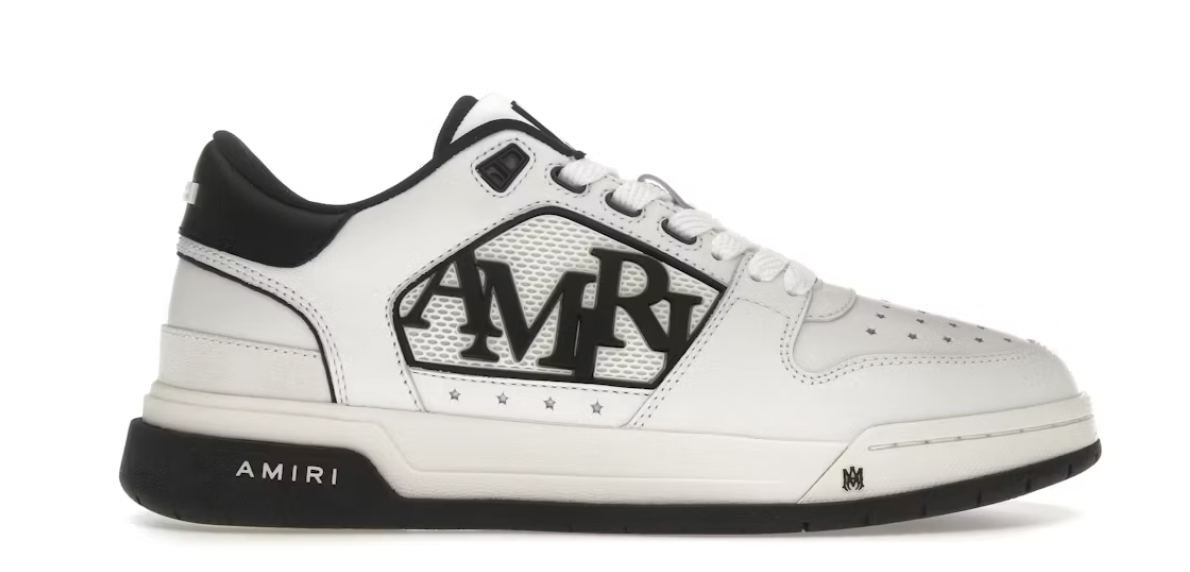 AMIRI Classic Low White Black