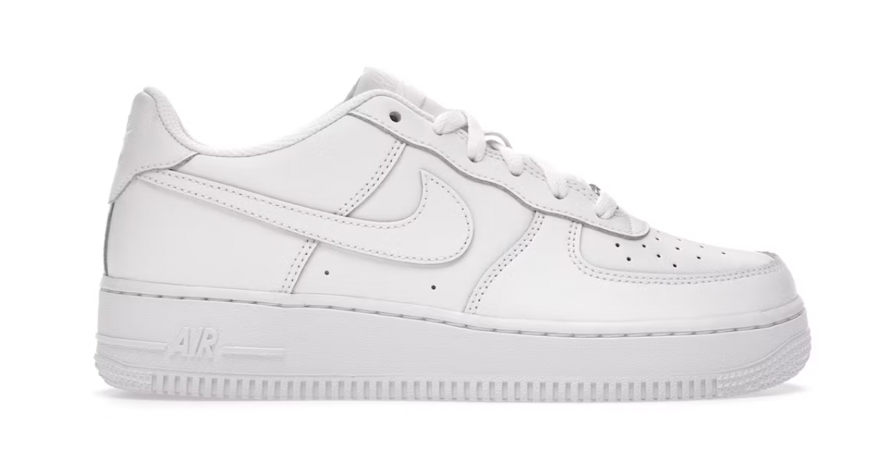 Nike Air Force 1 Low LE Triple White (GS)
