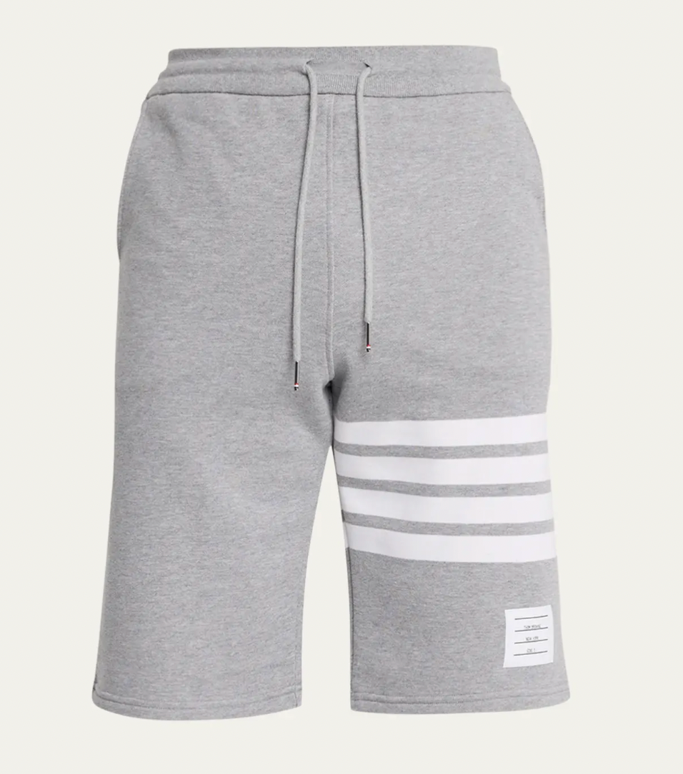 Thom Browne 4-Bar Basic Terry Sweat Shorts Grey