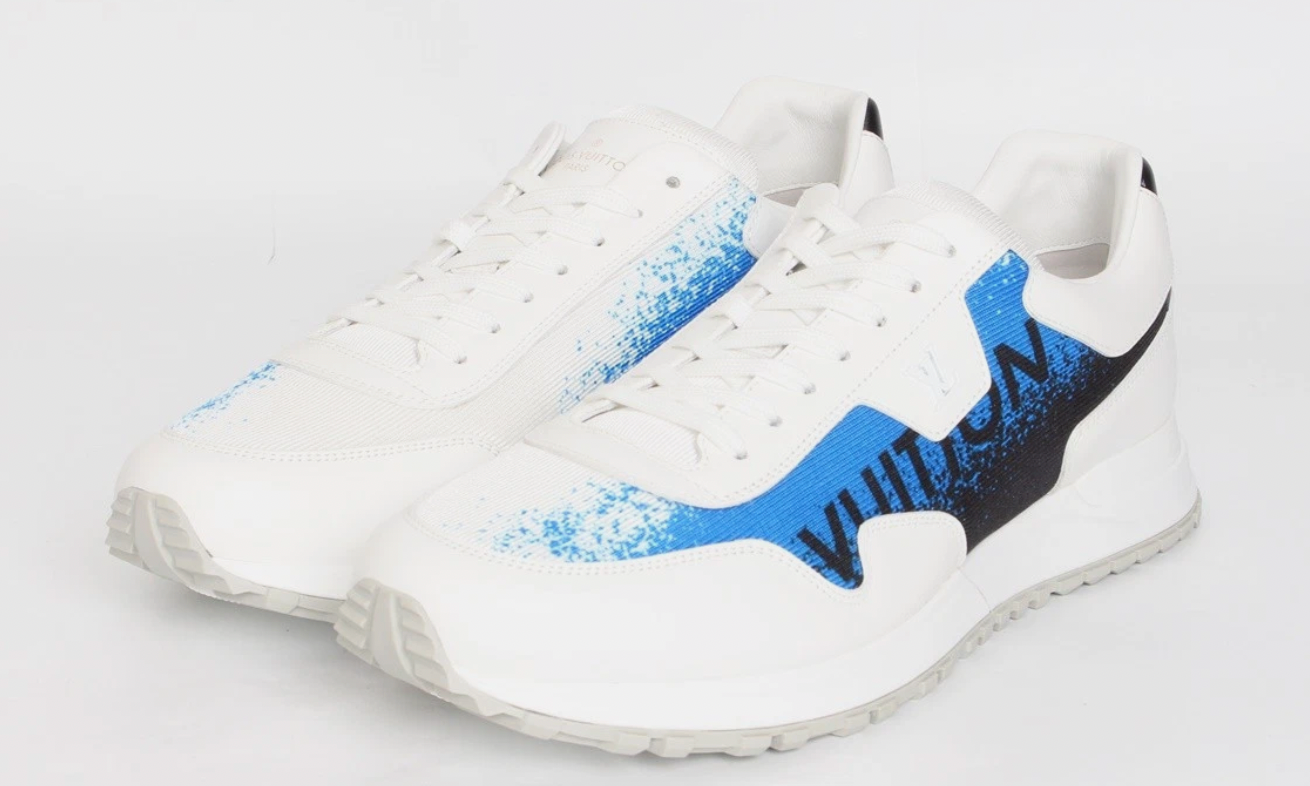 Louis Vuitton Run Away Sneaker White Blue