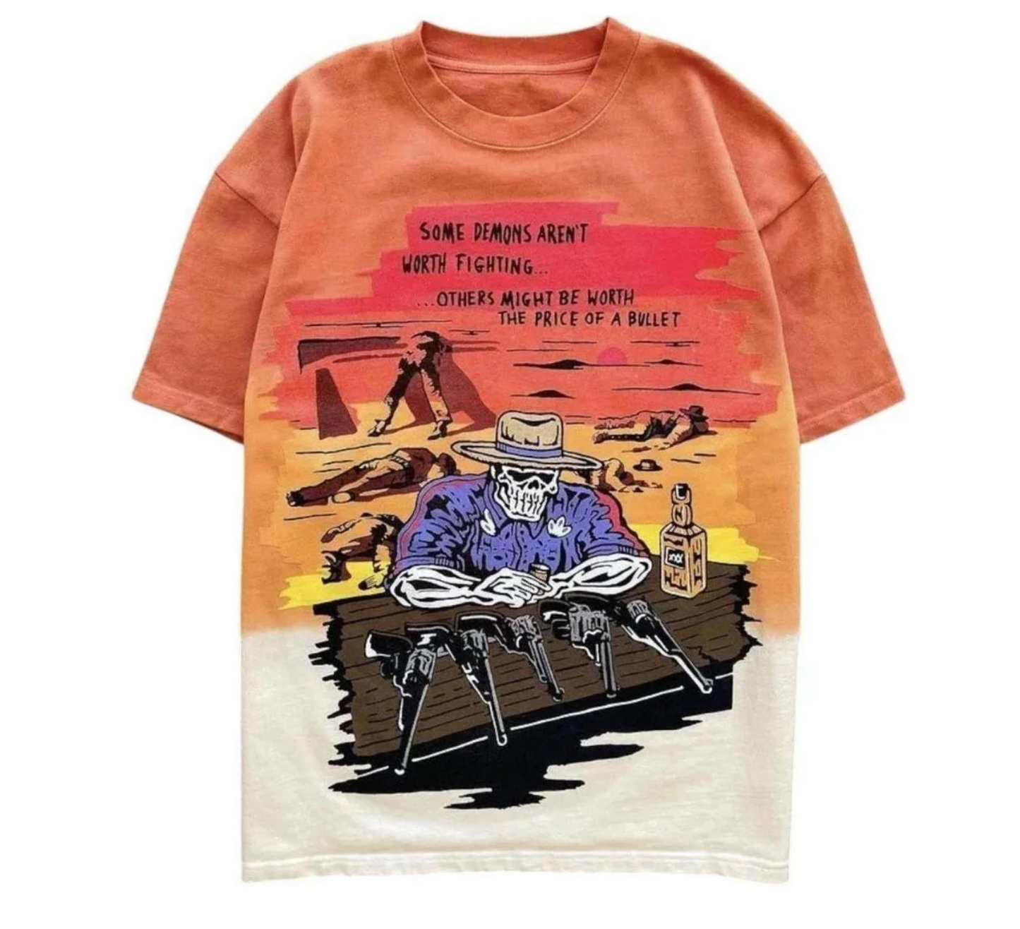 Warren Lotas Five Guns T-Shirt Tie Dye