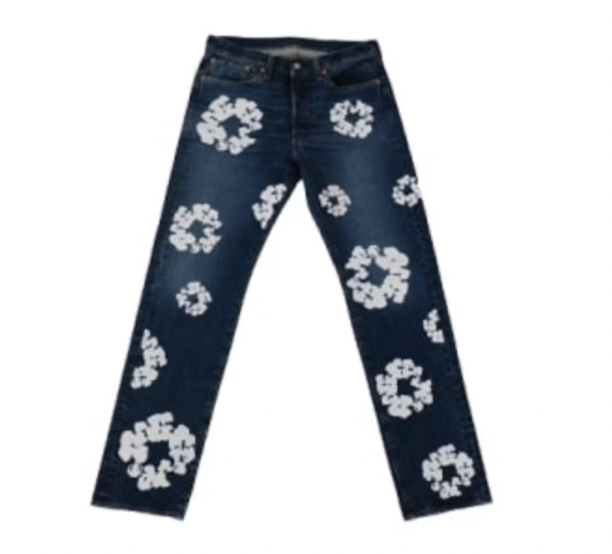 Denim Tears x Levi's Cotton Wreath Jean Dark Wash