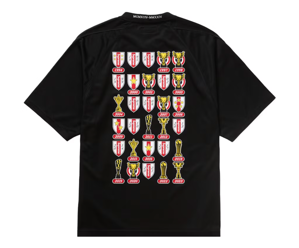 Supreme Jacquard Soccer Jersey Black