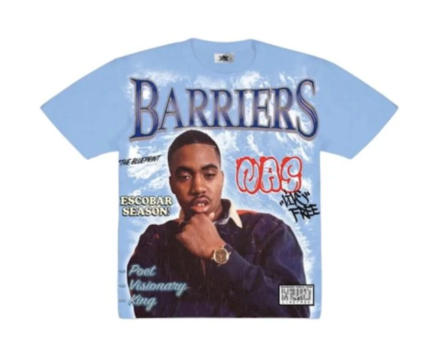 Barriers Nas T-Shirt Blue
