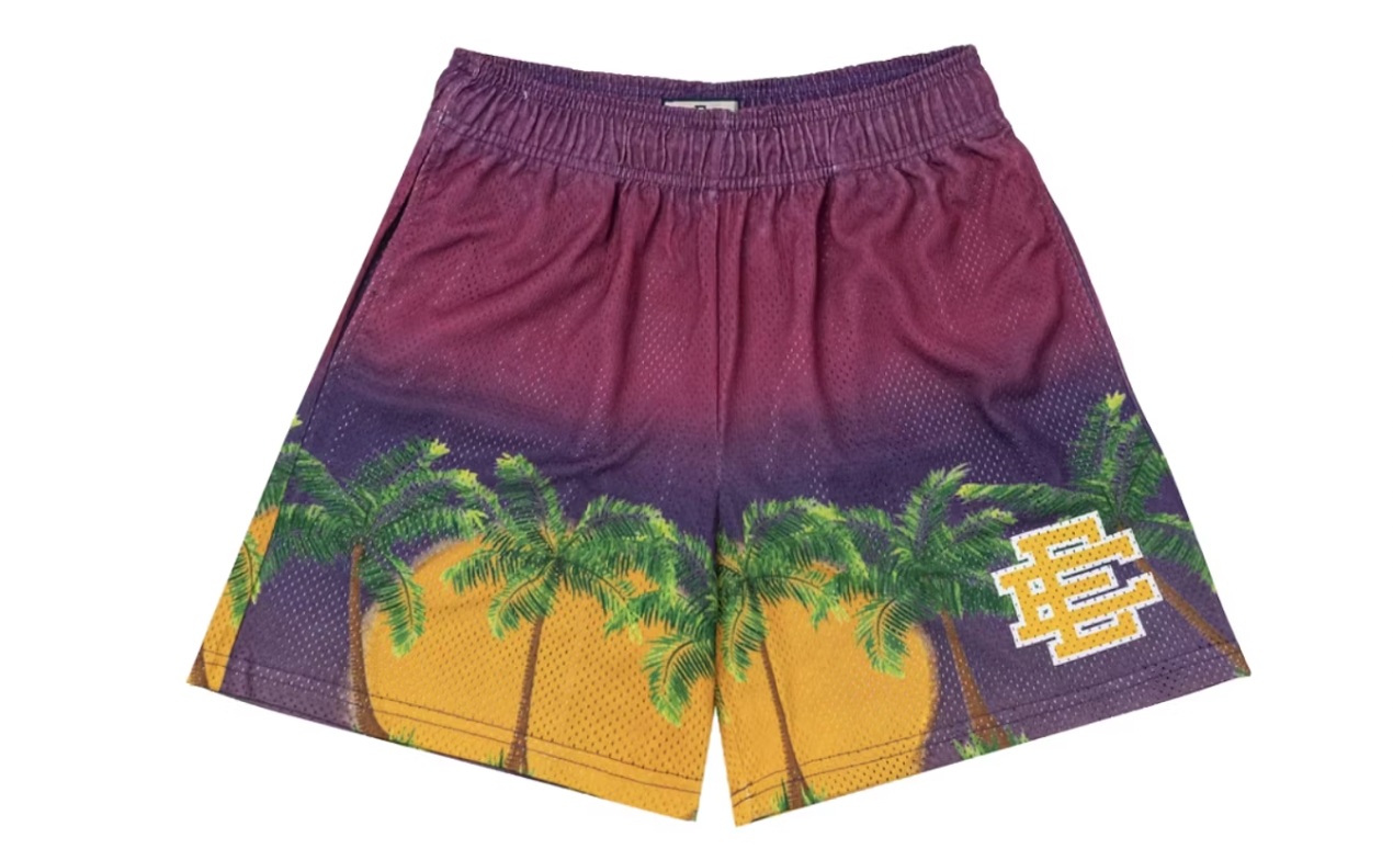 Eric Emanuel EE Basic Short Purple Palm