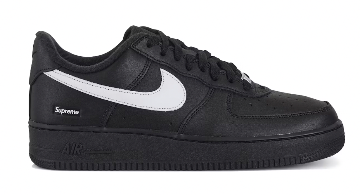 Nike Air Force 1 Low Supreme Black White