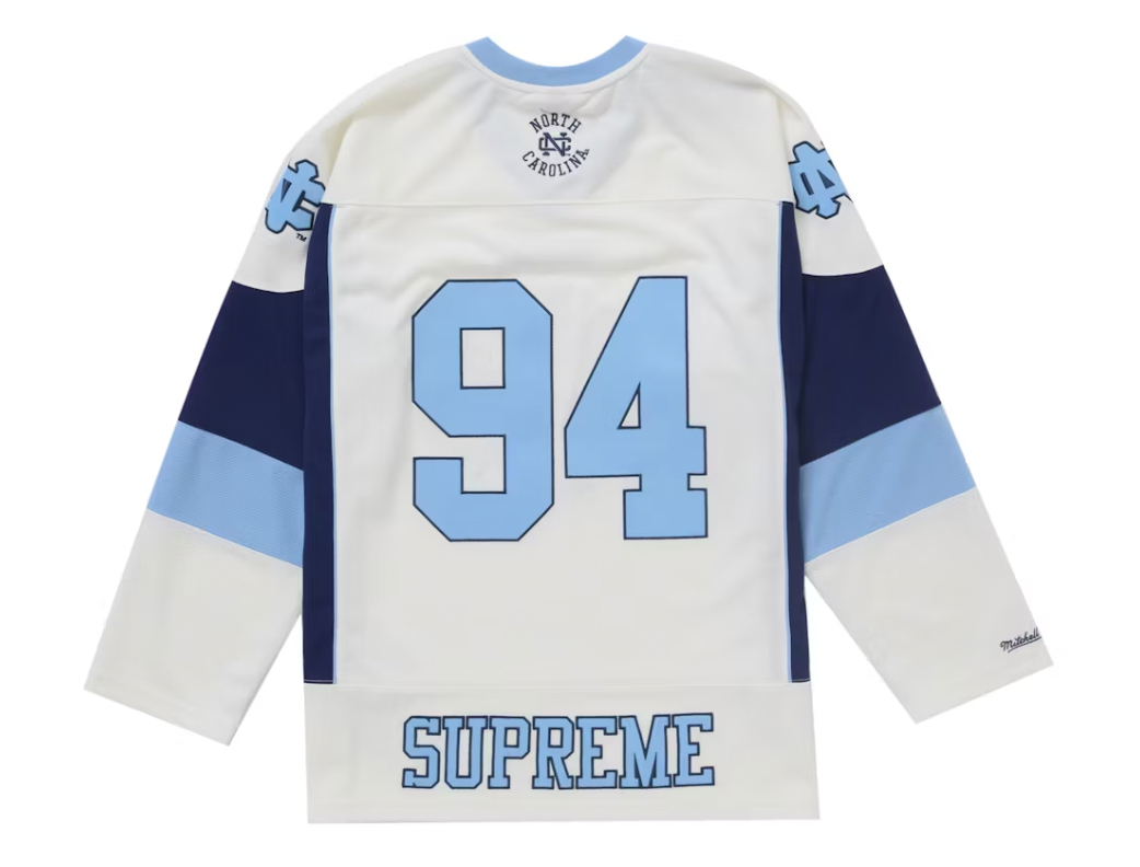 Supreme Mitchell & Ness NCAA Hockey Jersey White