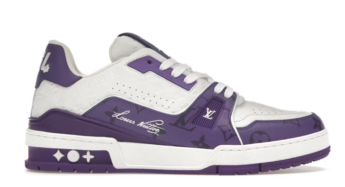 Louis Vuitton Trainer Purple Monogram