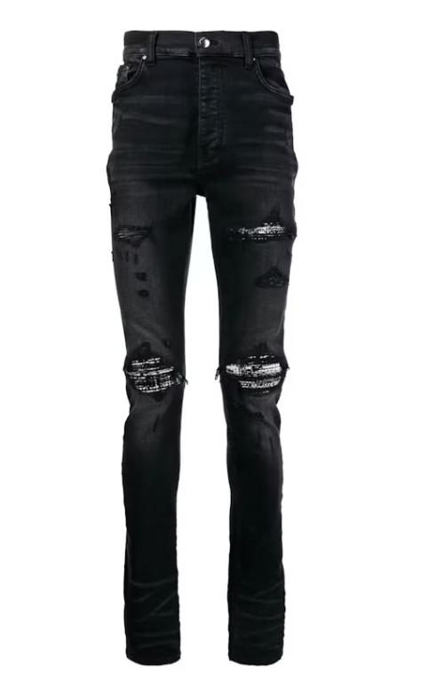AMIRI Boucle MX1 Skinny Jeans Indigo Black