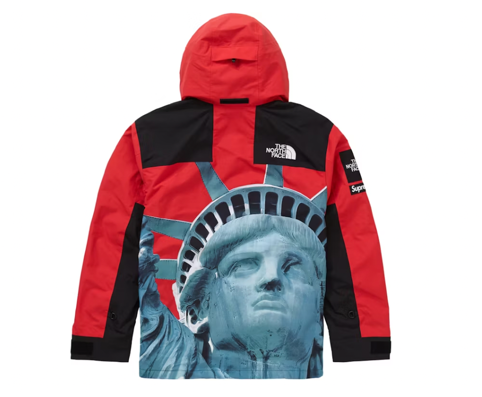 Supreme The North Face Statue of Liberty Mountain Jacket Red