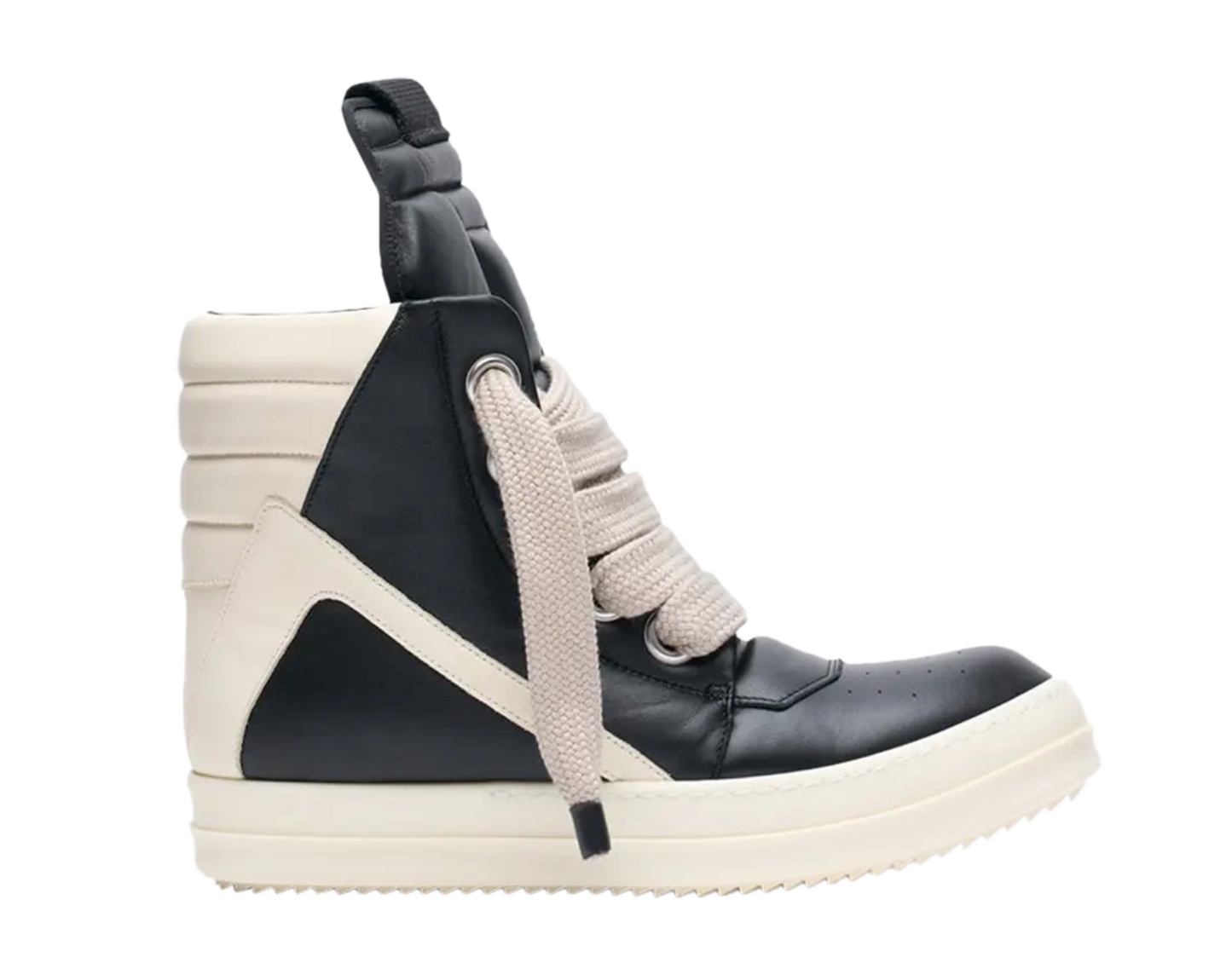 Rick Owens Hollywood Jumbo Lace Geobasket High Black Milk