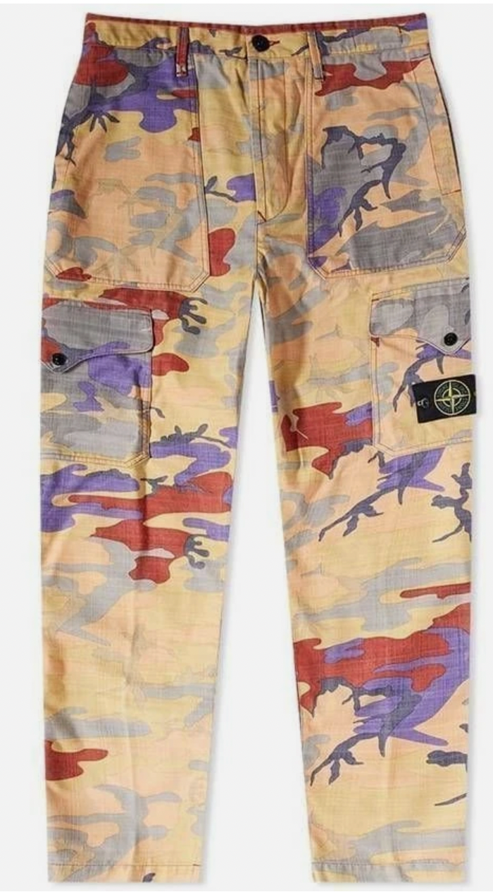 Stone Island Heritage Camo Cargo Pants
