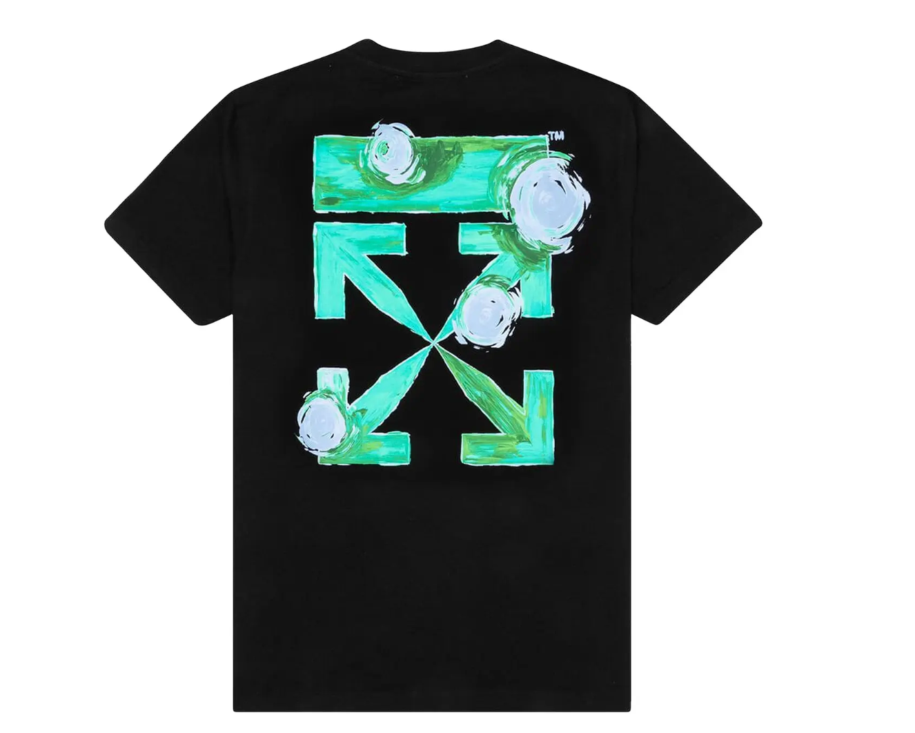 OFF-WHITE Tornado Arrow Slim Fit T-Shirt Black
