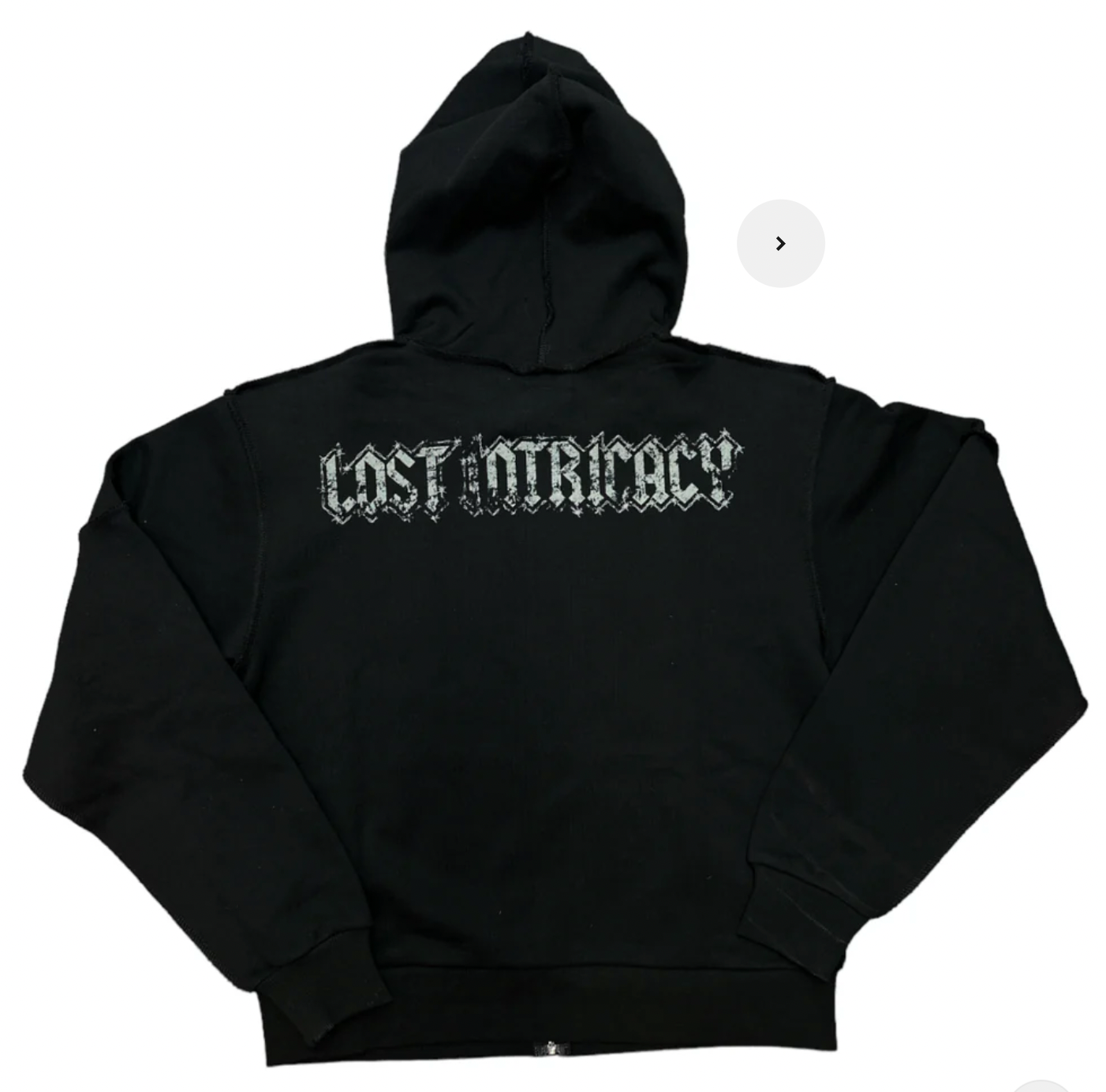 Lost Intricacy Staff Black Zip Up Hoodie
