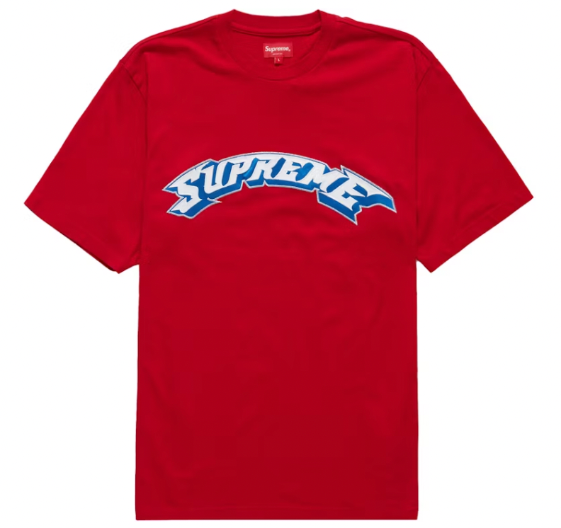 Supreme Appliqué Arc S/S Top Red