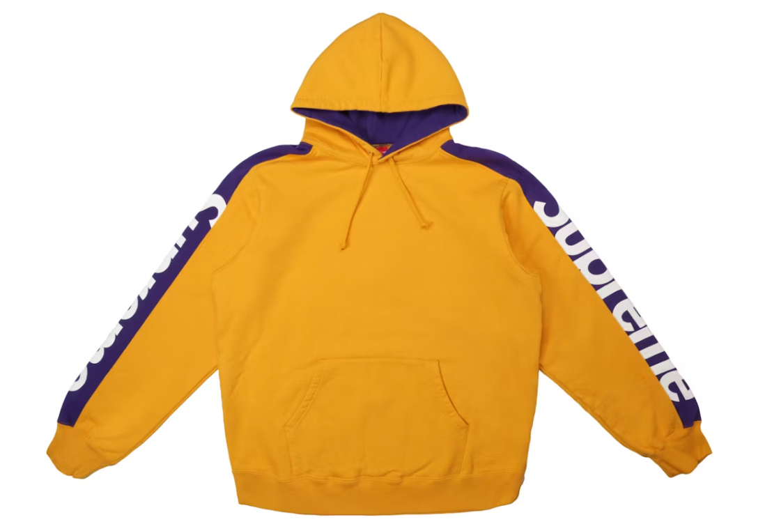 Supreme Sideline Hooded Sweatshirt Gold
