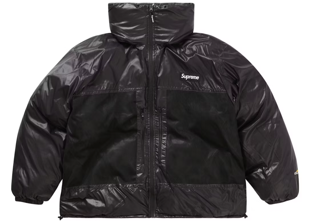Supreme Reversible Featherweight Down Puffer Jacket Black