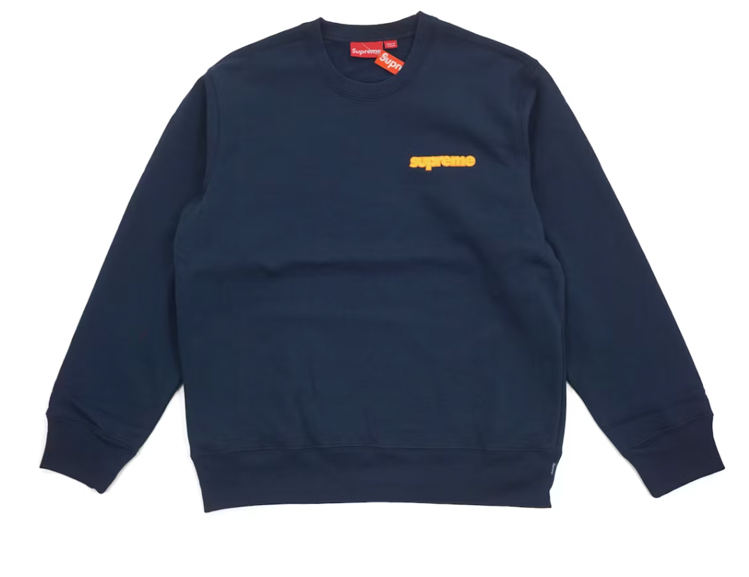 Supreme Connect Crewneck Sweatshirt Navy