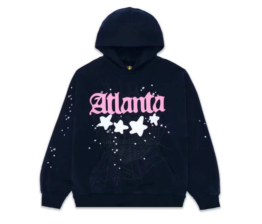 Sp5der Atlanta Hoodie Navy