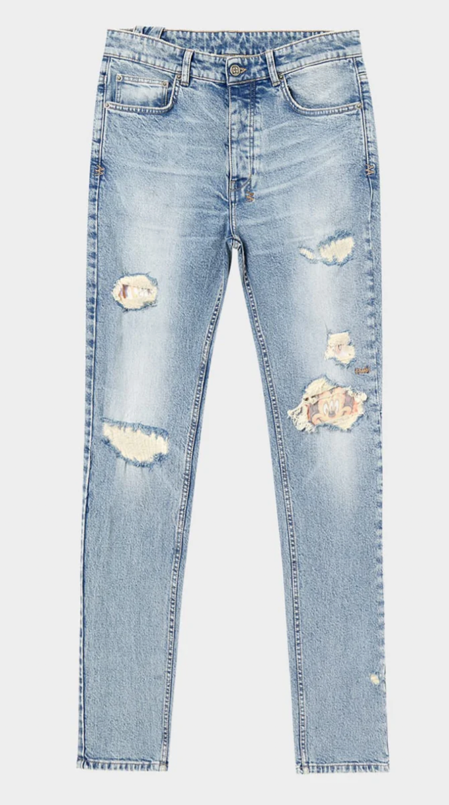 Ksubi Chitch Destroy Sketch Champagne Jeans