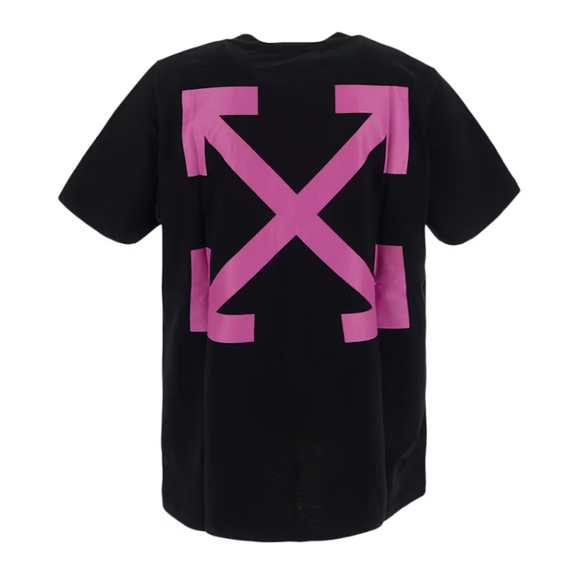 OFF-WHITE Arrow Caravaggio St Fran Slim Tee Black/Multi