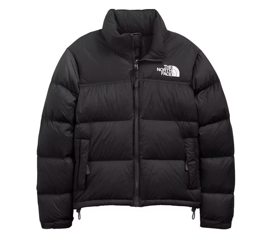 The North Face Womens 1996 Retro Nuptse 700 Fill Packable Jacket Recycled TNF Black
