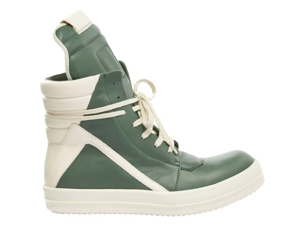 Rick Owens EDFU Geobasket Moss Milk