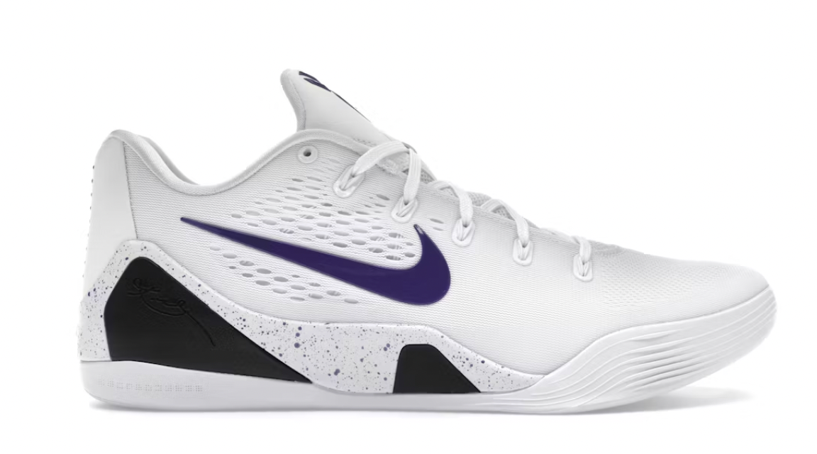 Nike Kobe 9 Elite Low EM Protro White Court Purple
