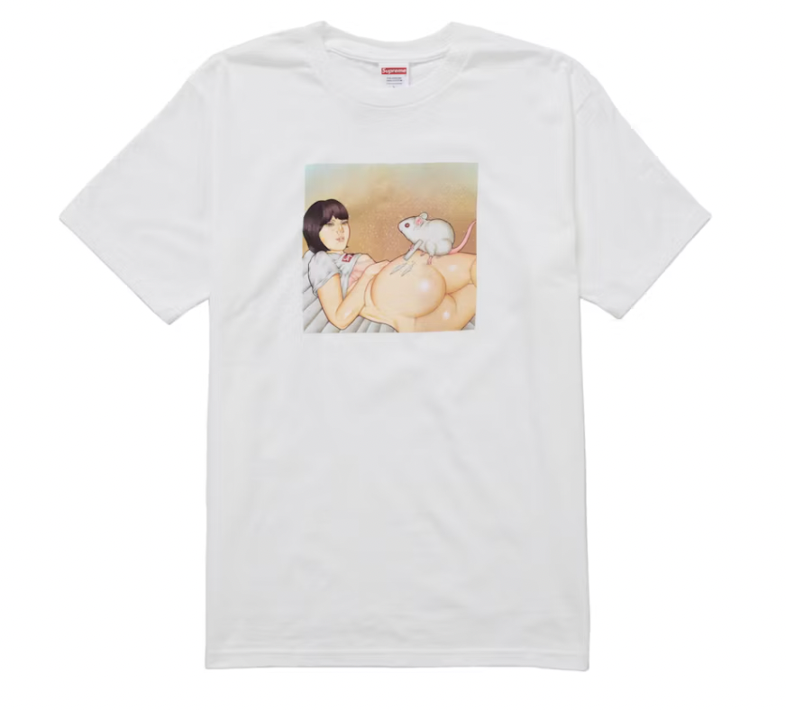 Supreme Mouse Tee (SS25) White