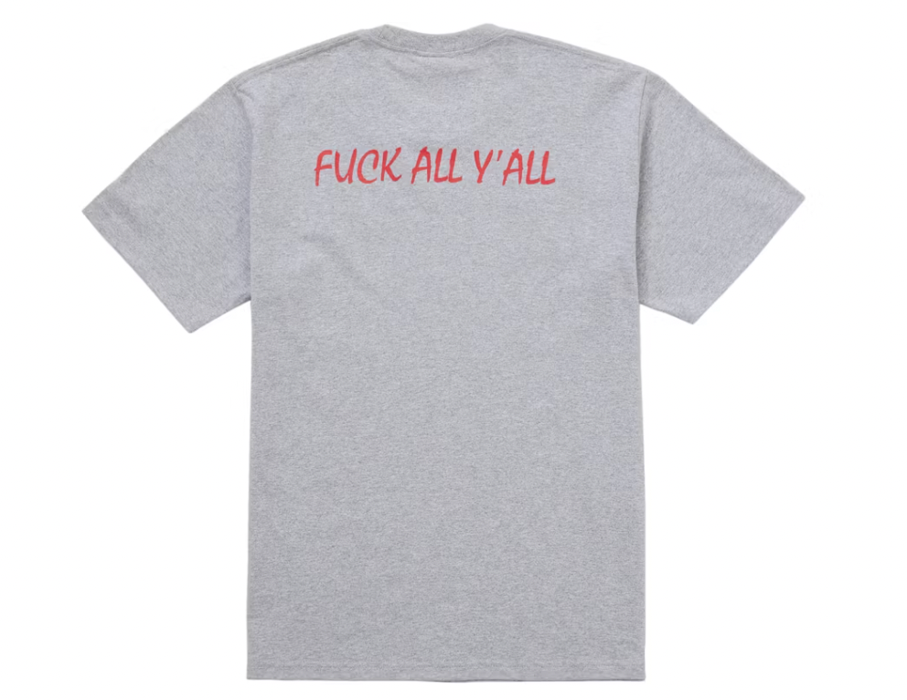 Supreme Split Tee (FW25) Heather Grey