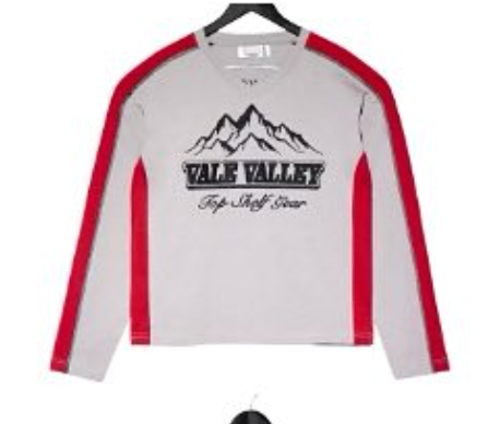 Vale Top Shelf Gear Long Sleeve Grey