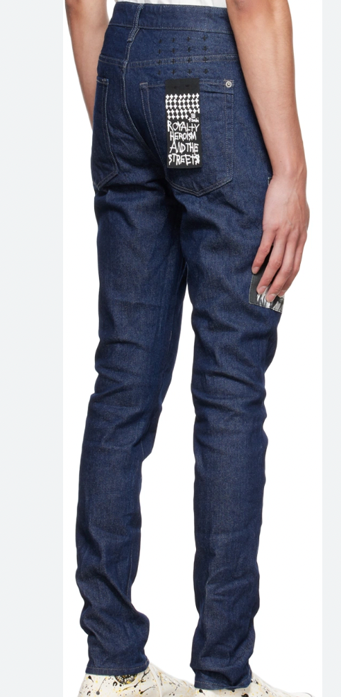 Ksubi Straight Jeans Navy