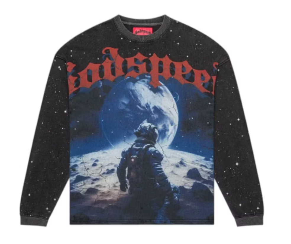 Godspeed No Looking Back L/S T-shirt Black
