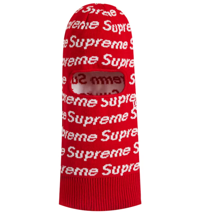 Supreme New Era Repeat Balaclava Red
