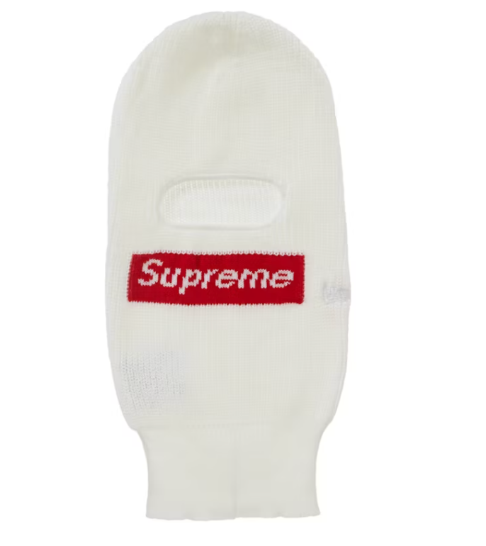 Supreme New Era Box Logo Balaclava (FW22) White