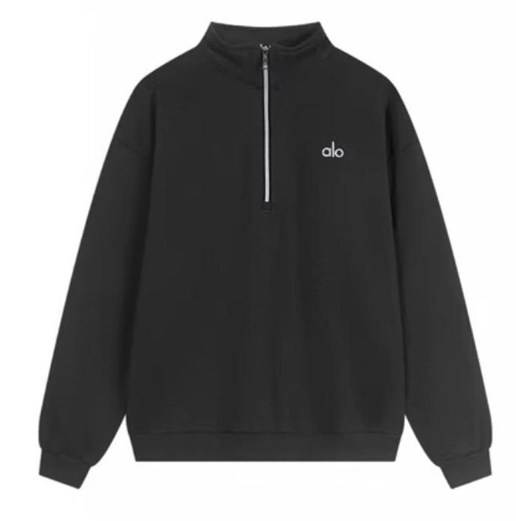 Alo Accolade 1/4 Zip Pullover Black