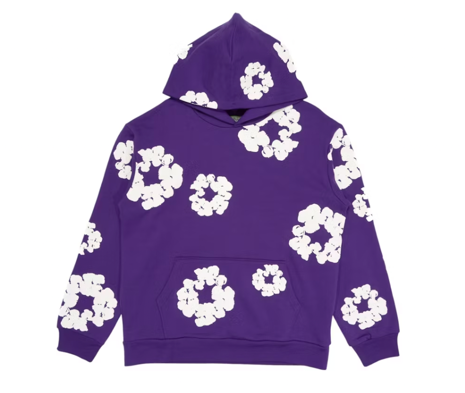 Denim Tears The Cotton Wreath Sweatshirt Purple